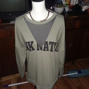 Vs pink mesh vneck #3